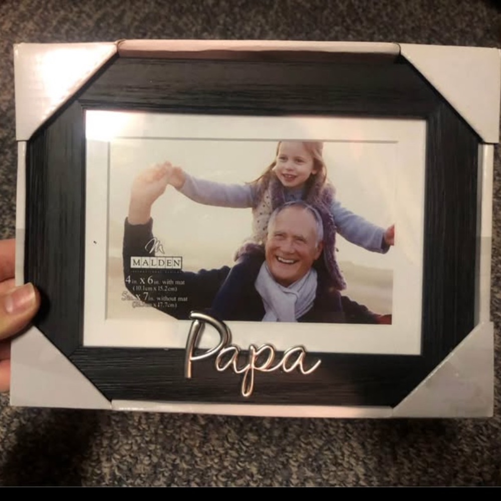 Papa picture frame